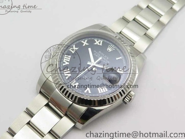 MiroTime 0501 Functional DateJust 36mm SS 116234 ARF 1:1 Best Edition Black Roman Dial On 904L SS Oyster Bracelet SA 3570